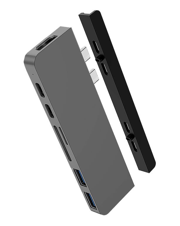 HYPER HD28C USB 3.2 Gen 1 (3.1 Gen 1) Type-C Szary