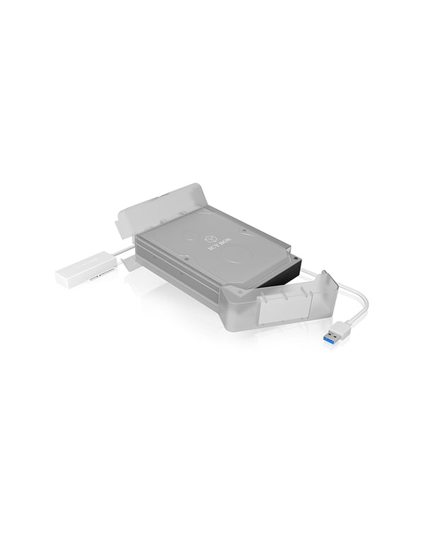 ICY BOX IB-AC705-6G USB 3.2 Gen 1 (3.1 Gen 1) Type-A Biały