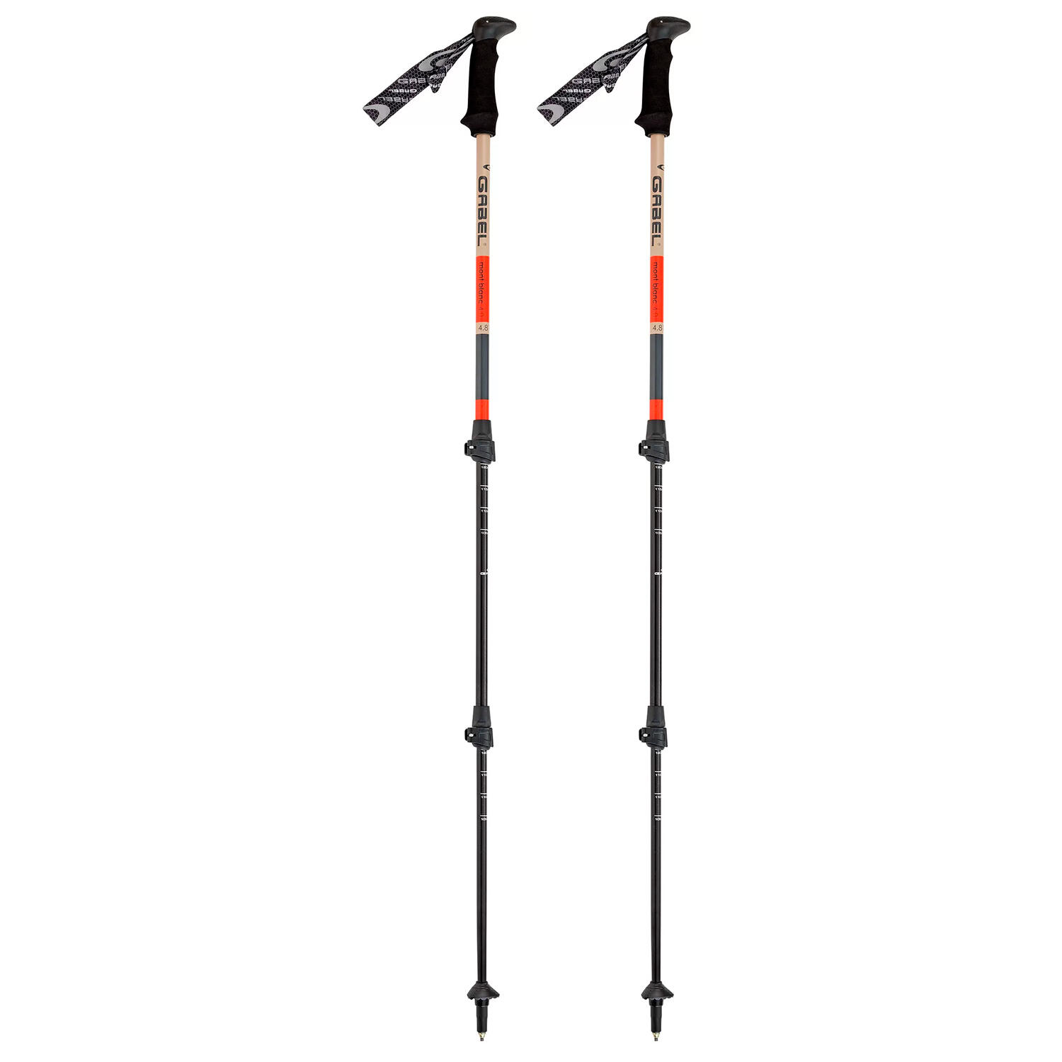 Gabel Kije trekkingowe Mont Blanc F.L. 4.0 Red 700843240