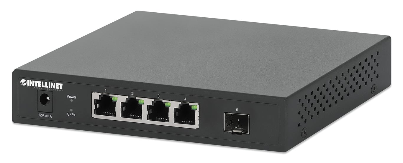 Intellinet 562058 łącza sieciowe Nie zarządzany 2.5G Ethernet (100/1000/2500) Czarny