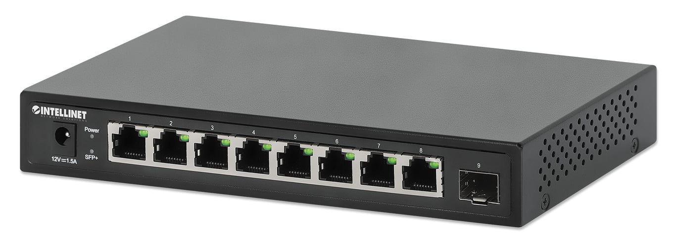 Intellinet 562096 łącza sieciowe Nie zarządzany 2.5G Ethernet (100/1000/2500) Czarny