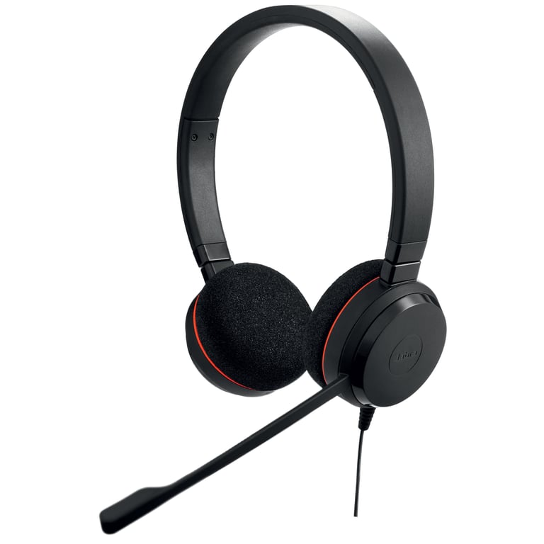 Jabra Evolve 20 Zestaw słuchawkowy Przewodowa Opaska na głowę Biuro/centrum telefoniczne USB Type-C / USB Type-A Czarny