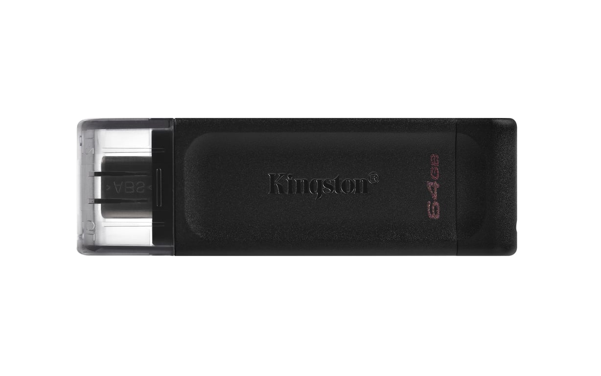 Kingston Technology DataTraveler 70 64 GB USB Type-C 3.2 Gen 1 (3.1 Gen 1) Czarny DT70/64GB