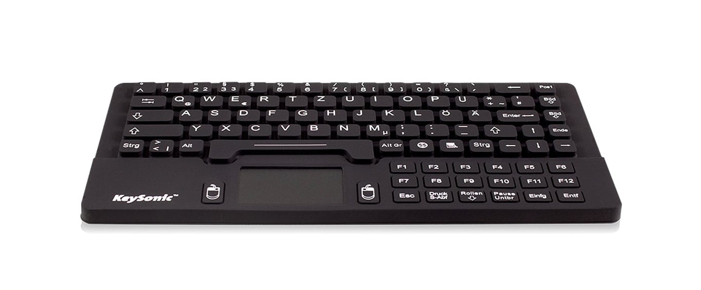 KeySonic KSK-5031IN klawiatura Uniwersalne USB QWERTY British English Czarny 28099