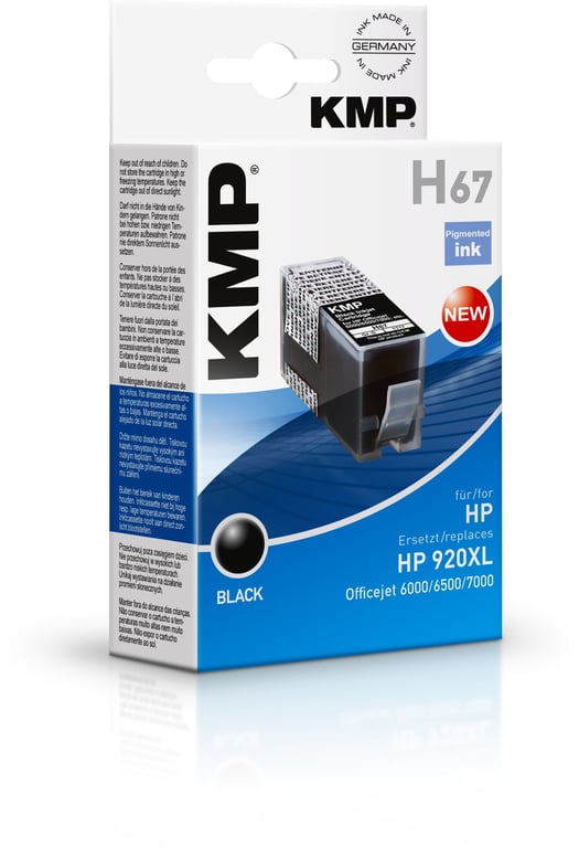 KMP H67 nabój z tuszem 1 szt. Czarny