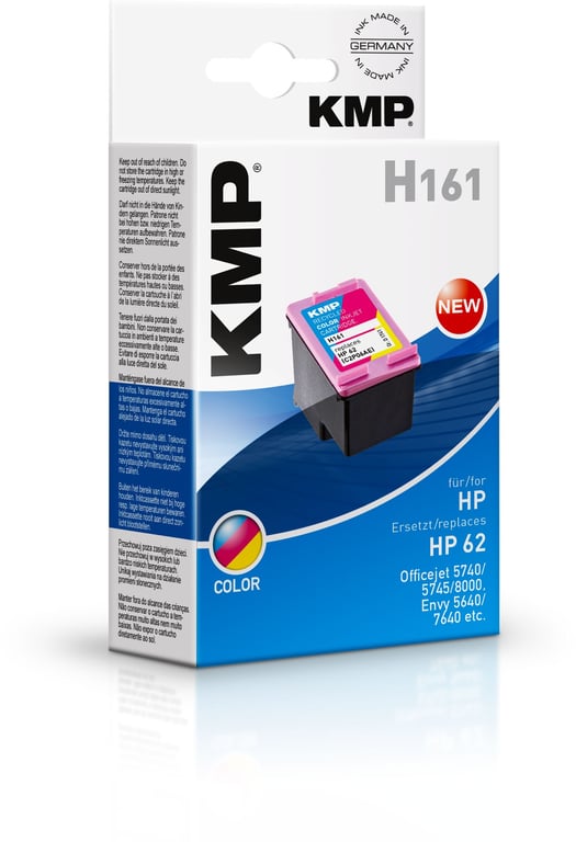 KMP H161 nabój z tuszem Cyjan, Purpurowy, Żółty