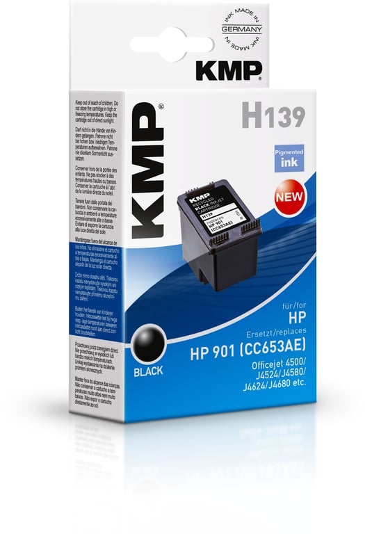 KMP H139 nabój z tuszem 1 szt. Czarny