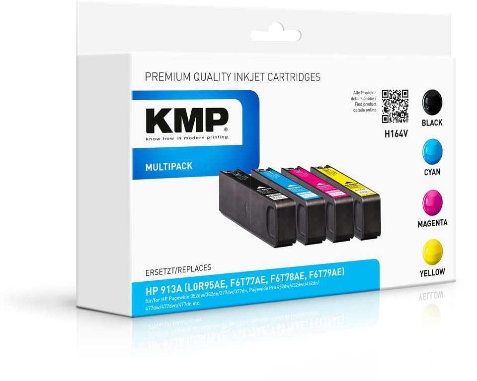 KMP 1750,4005 kaseta z tonerem 4 szt. Zamiennik Czarny, Cyjan, Purpurowy, Żółty