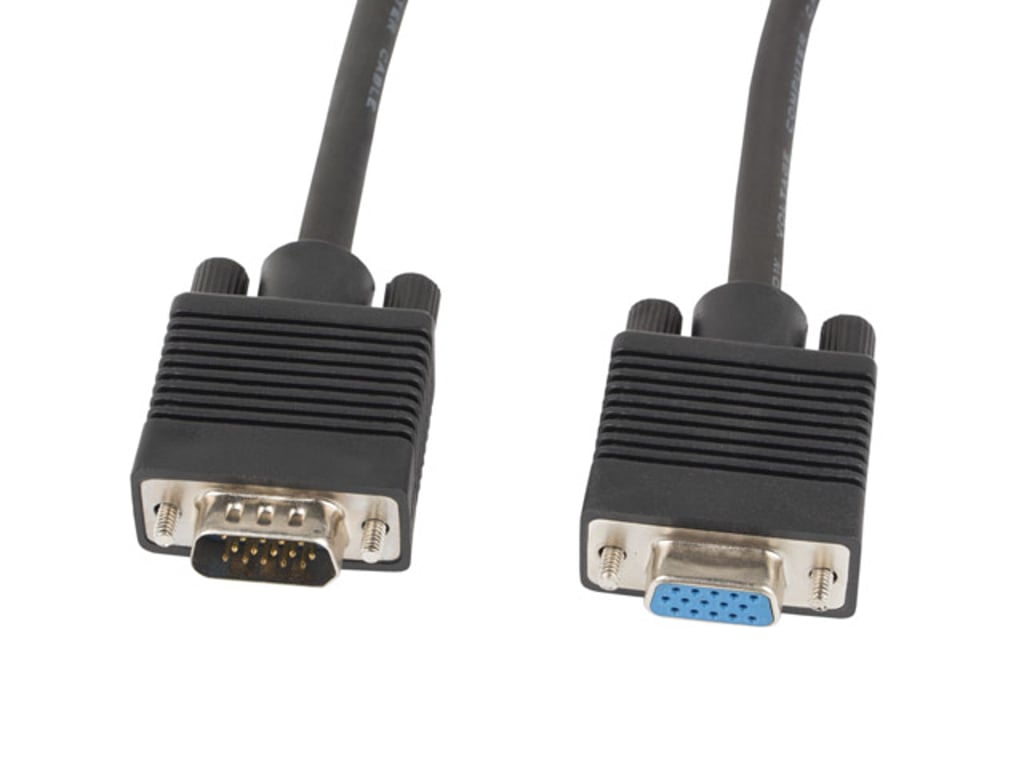 Lanberg CA-VGAC-10CC-0018-B+ kabel VGA 1,8 m VGA (D-Sub) Czarny