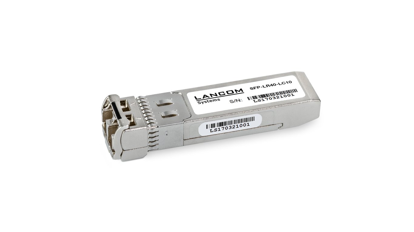 LANCOM SFP-LR40-LC10 (Bulk 10) moduł przekaźników sieciowych Swiatłowód 10000 Mbit/s SFP+ 1550 nm