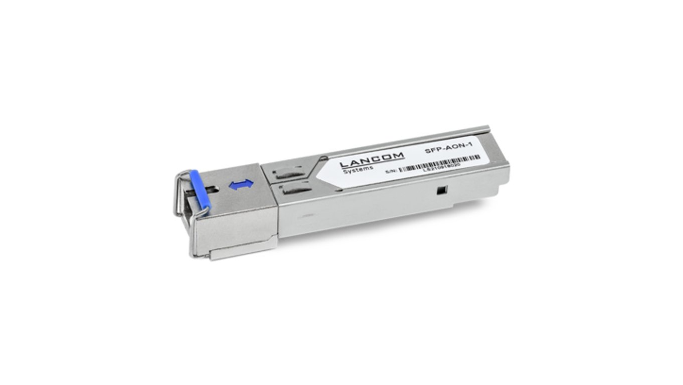 Lancom Systems SFP-AON-1 moduł przekaźników sieciowych Swiatłowód 1000 Mbit/s 1310 nm