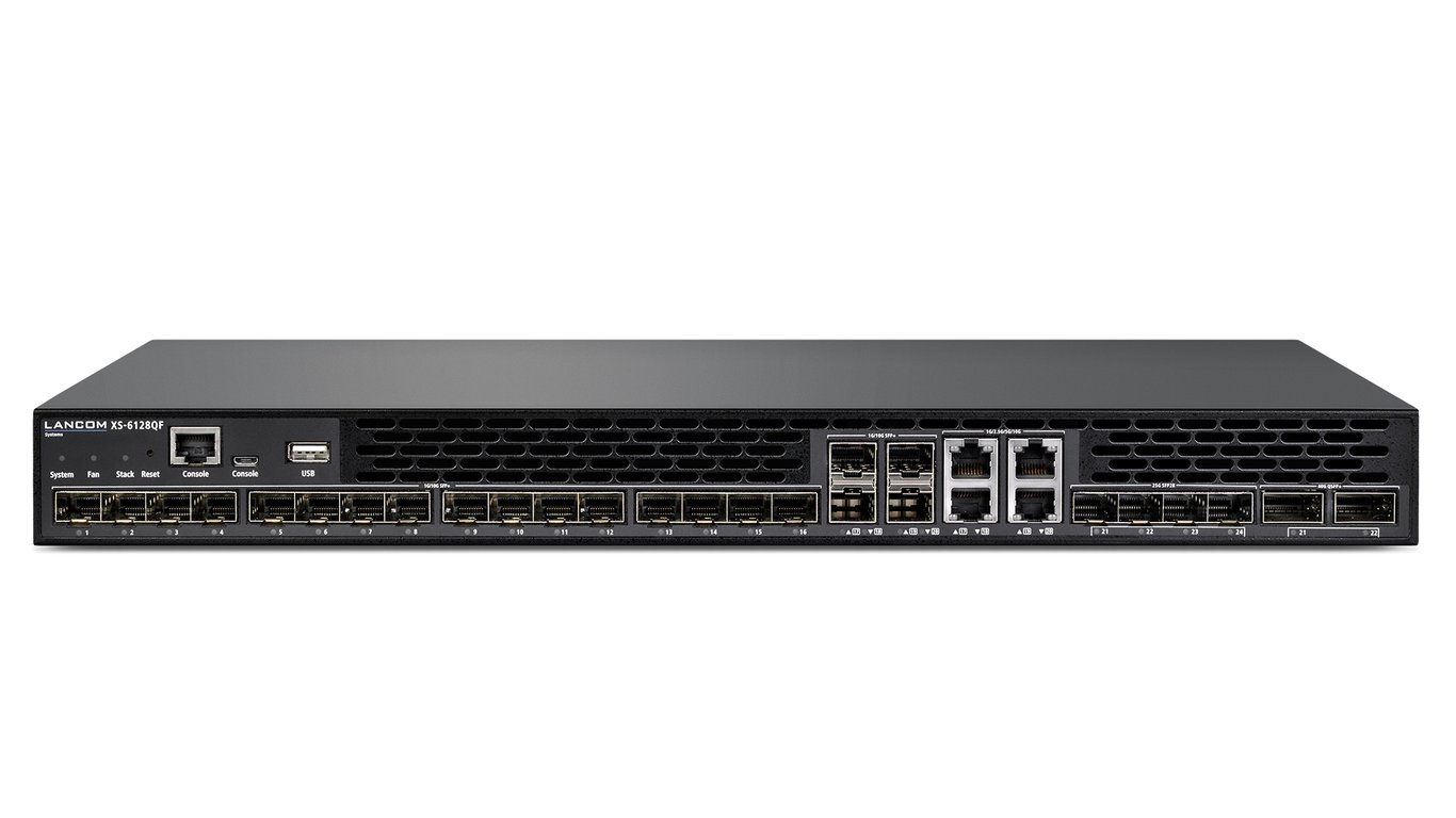 Lancom Systems XS-6128QF Zarządzany L2/L3 1U Czarny
