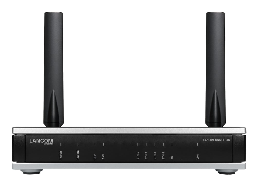 Lancom Systems 62164 ruter Gigabit Ethernet Czarny, Szary 62164