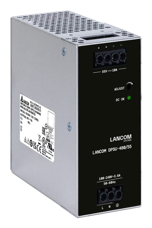 LANCOM DPSU-480/55 moduł zasilaczy 480 W TS35 DIN Czarny, Stal
