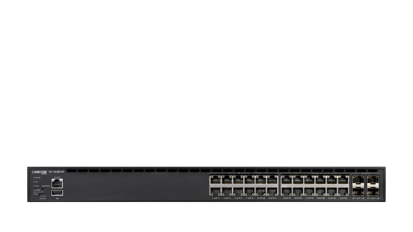 LANCOM XS-4530YUP Zarządzany L3 10G Ethernet (100/1000/10000) Obsługa PoE 1U Czarny