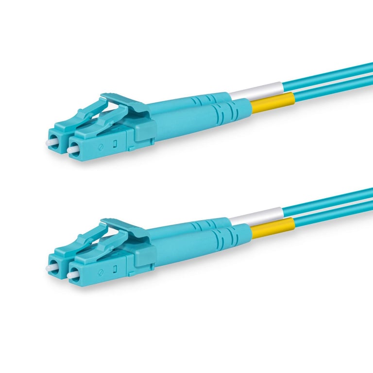 Lanview LVO231471 kabel optyczny 5 m 2x LC OM3 Kolor Aqua