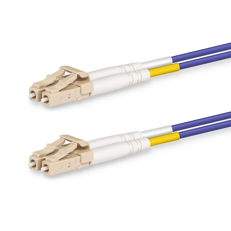 Lanview LC-LC Multimode fibre cable kabel optyczny 10 m 2x LC OM4 Fioletowy
