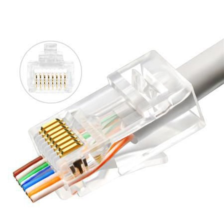Lanview LVN125306 wtyczka RJ45 Przezroczysty