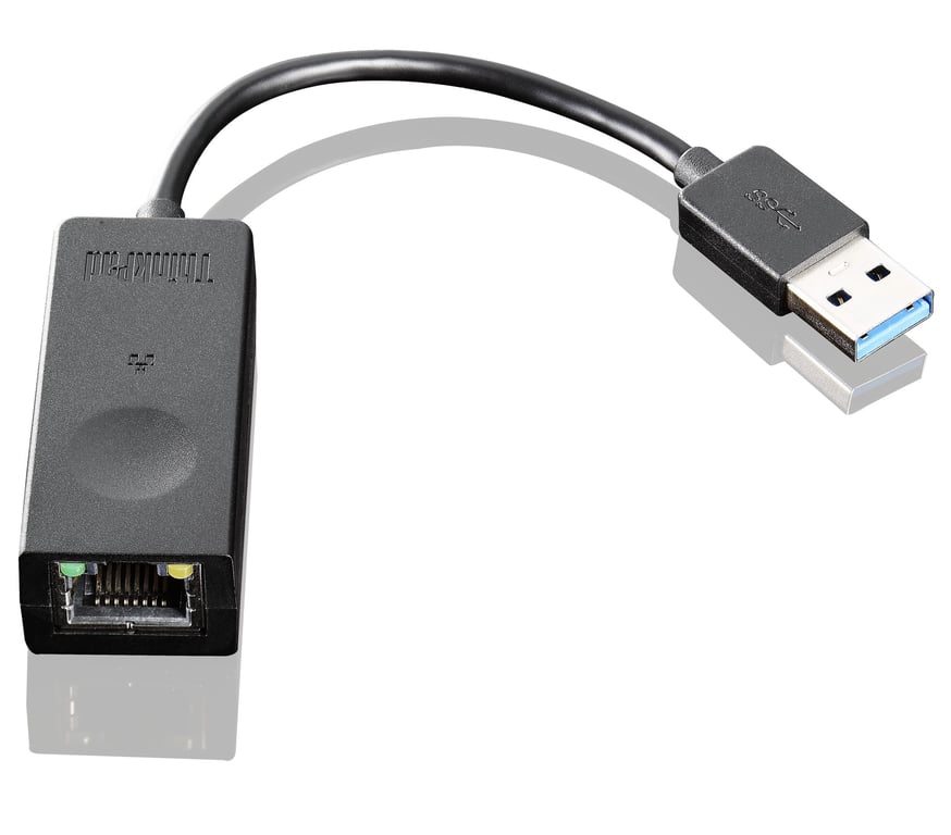 Lenovo 03X6840 zmieniacz płci / kabli RJ-45 USB 2.0 Type-A Czarny