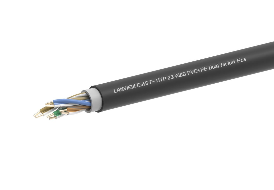 Lanview LVN-CAT6PE-2FUTP-305M kabel sieciowy