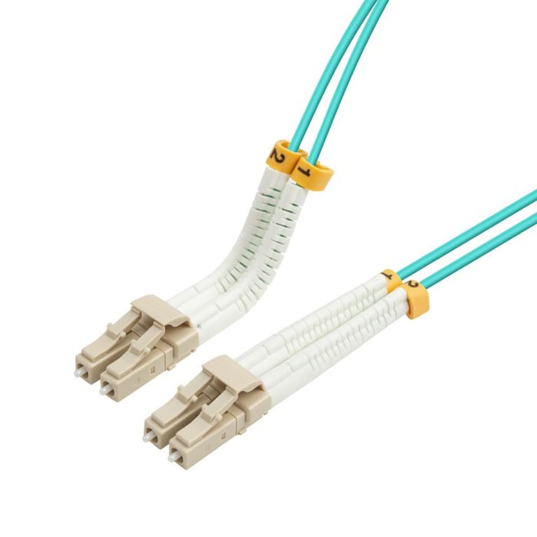 Lanview LVO2314705-FLEX kabel InfiniBand / światłowodowy 0,5 m LC LC/LC Kolor Aqua