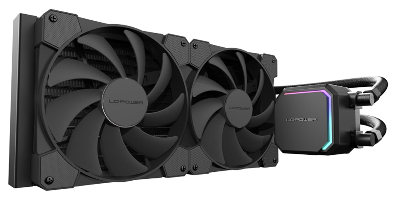 LC-Power LC-CC-280-B system chłodzenia komputerów Procesor Chłodnica cieczy all-in-one 14 cm Czarny