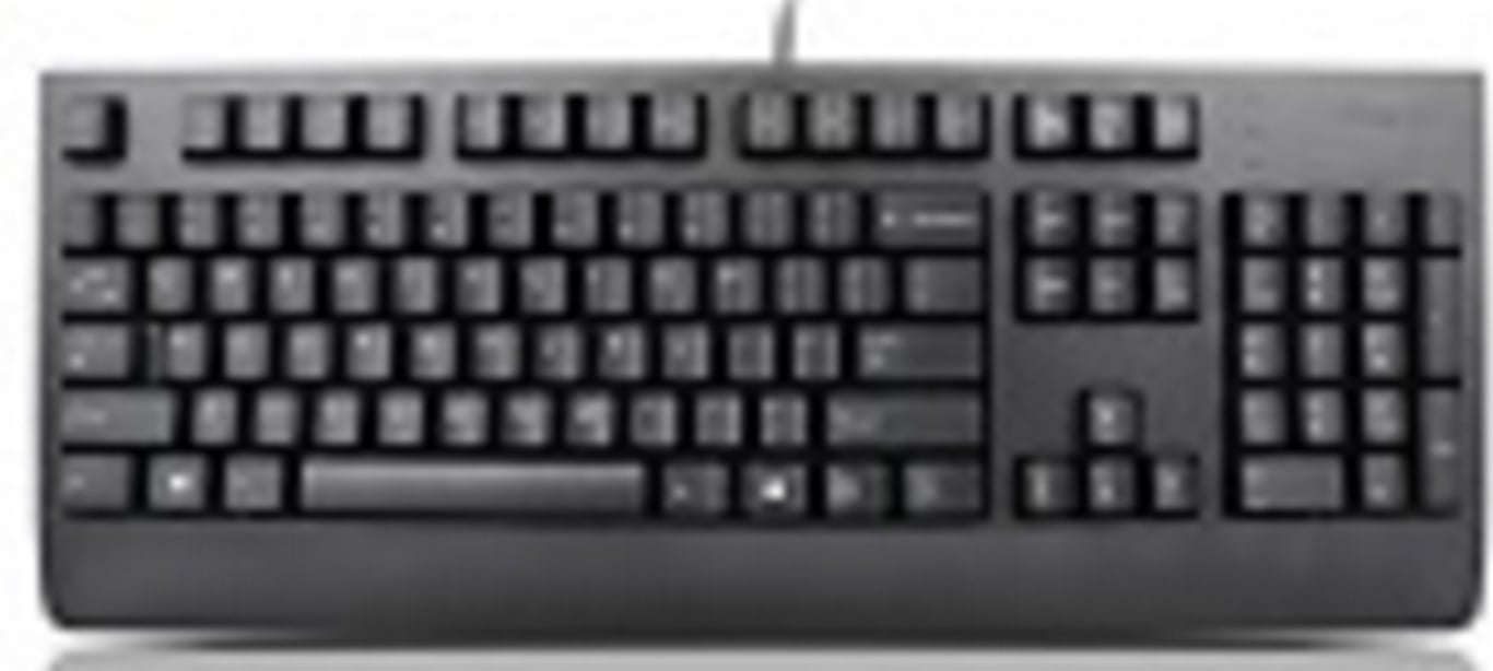 Lenovo 4X30M86889 klawiatura USB QWERTY Holenderski Czarny 4X30M86889