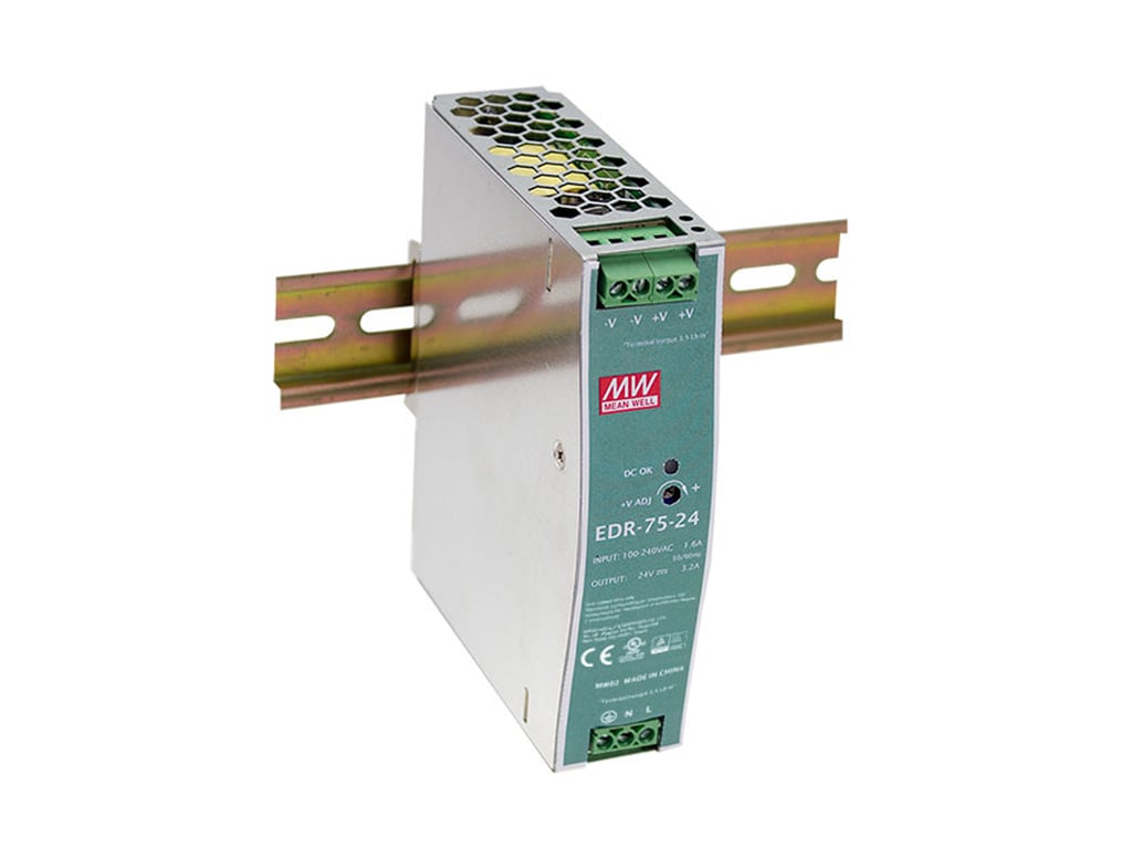 LevelOne POW-4821 moduł zasilaczy 75 W Miętowy, Srebrny