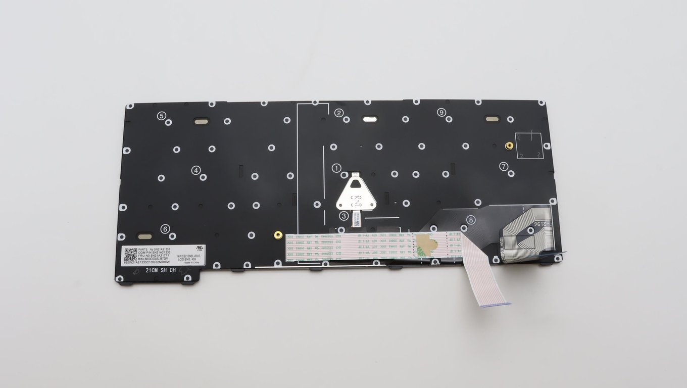 Lenovo 5N21A21744 części zamienne do notatników Klawiatura
