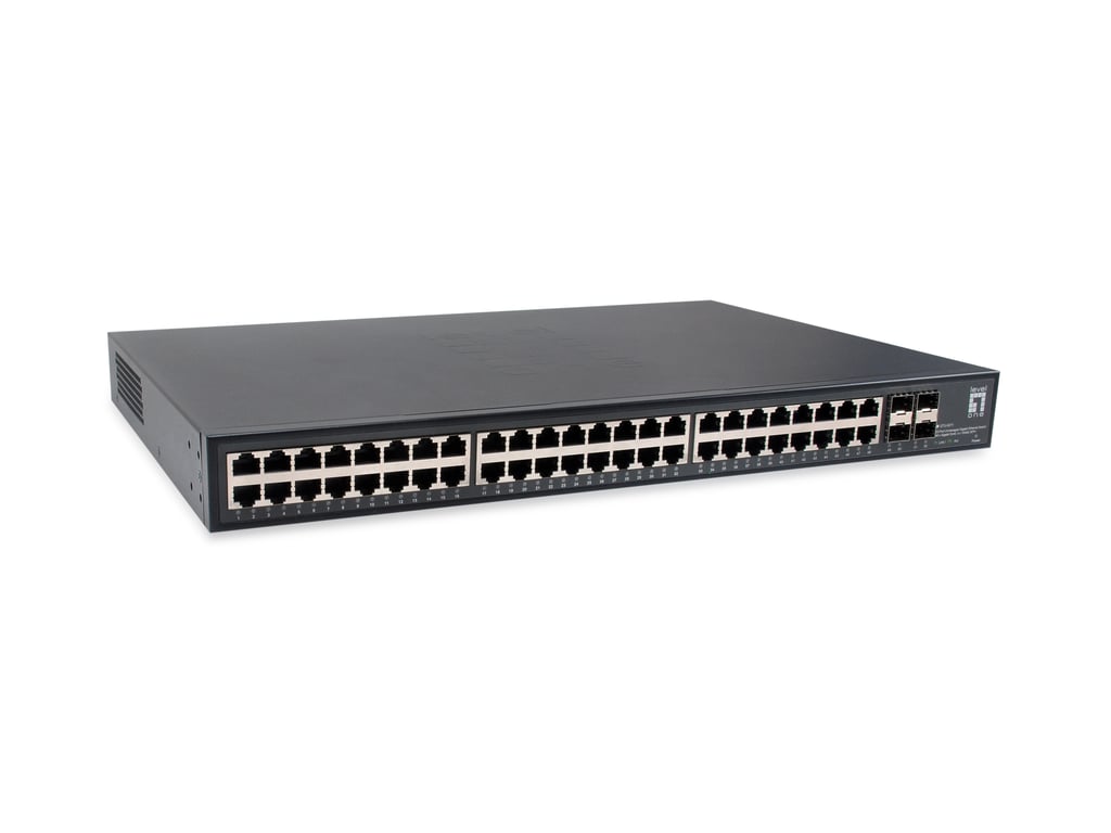 LevelOne GTU-5211 łącza sieciowe Nie zarządzany Gigabit Ethernet (10/100/1000) Czarny