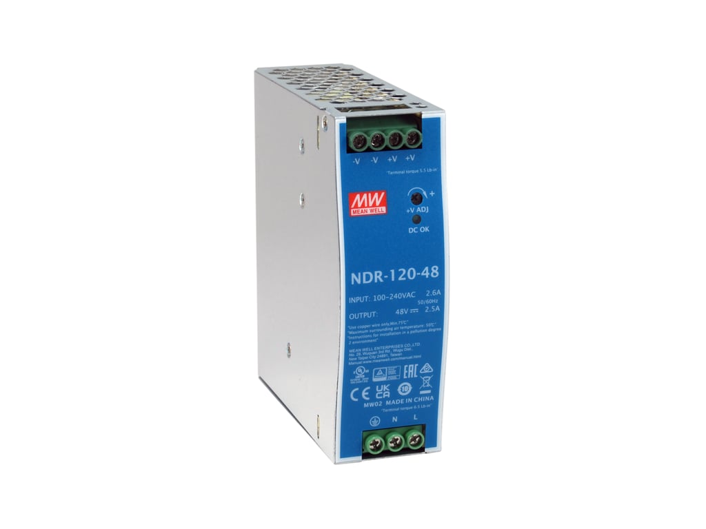 LevelOne POW-4842 moduł zasilaczy 120 W Niebieski, Srebrny