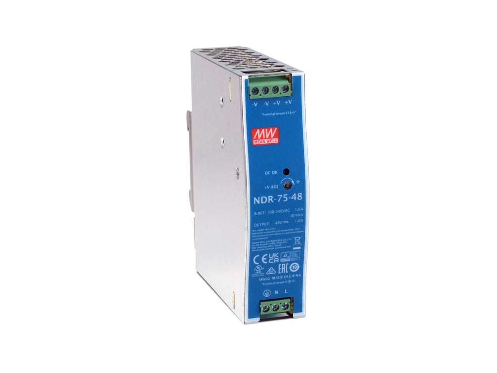 LevelOne POW-4822 moduł zasilaczy 75 W Niebieski, Srebrny