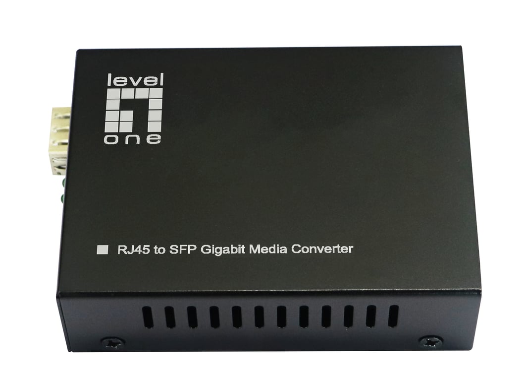LevelOne GVT-2015 konwerter sieciowy 1000 Mbit/s Multifunkcyjny, Pojedynczy Czarny