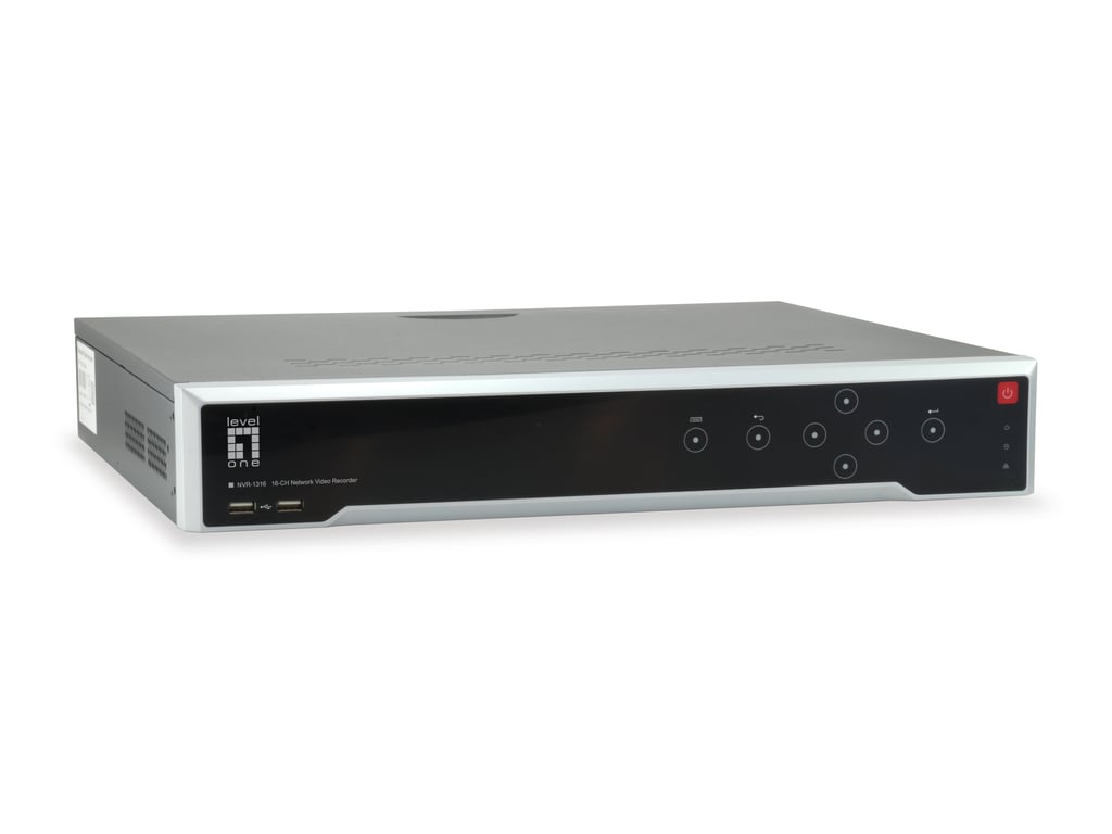 LevelOne NVR-1316 Sieciowy Rejestrator Wideo (NVR) Czarny