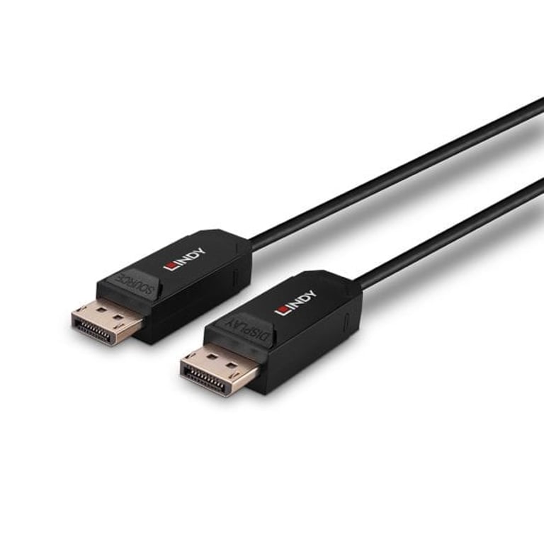 Lindy 38523 kabel DisplayPort 10 m Czarny