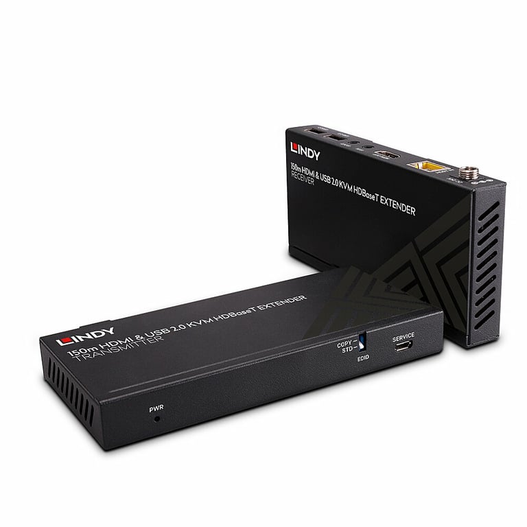 Lindy 39384 przedłużacz KVM Nadajnik i odbiornik