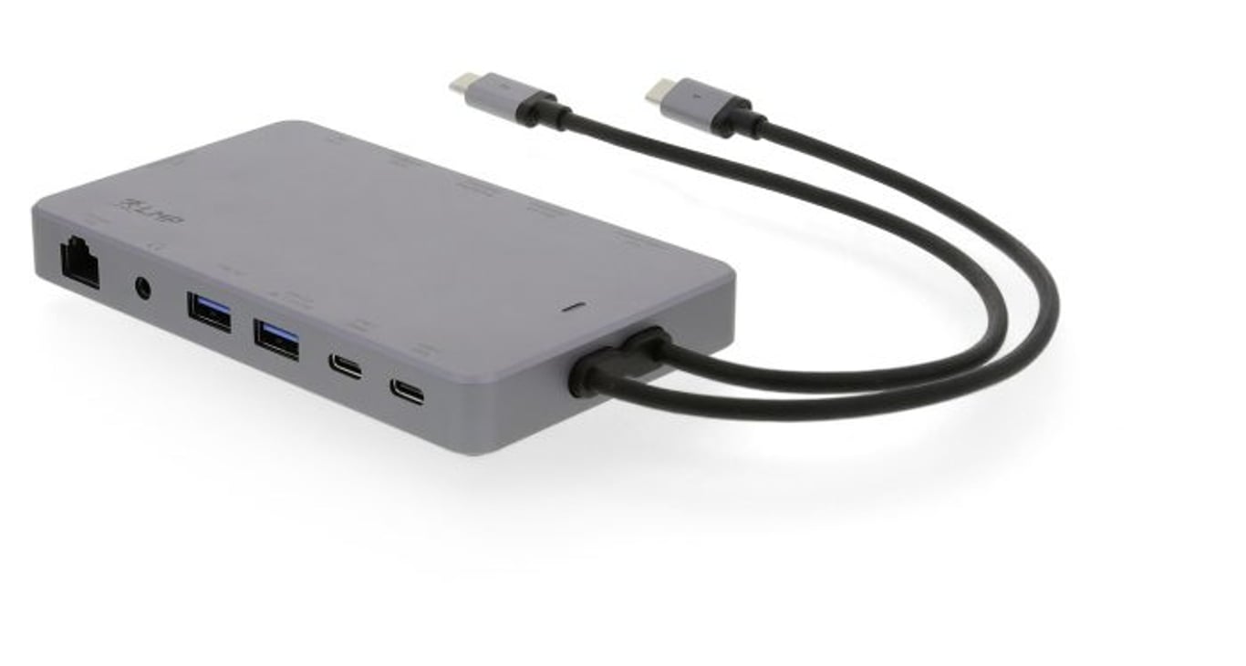 LMP Display Dock 2 Przewodowa USB 3.2 Gen 1 (3.1 Gen 1) Type-C Szary