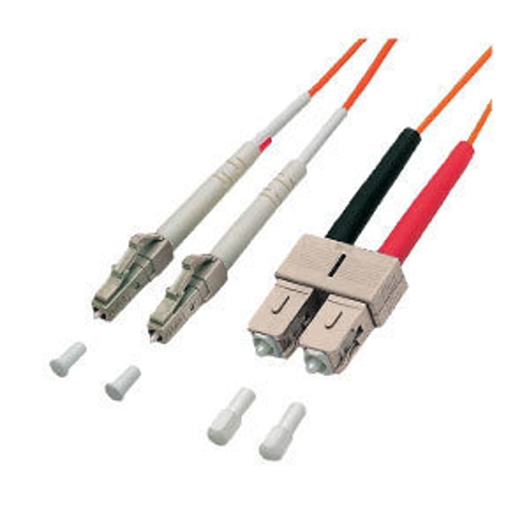 LogiLink 5m, 50/125, LC - SC, Om3 kabel InfiniBand / światłowodowy Pomarańczowy