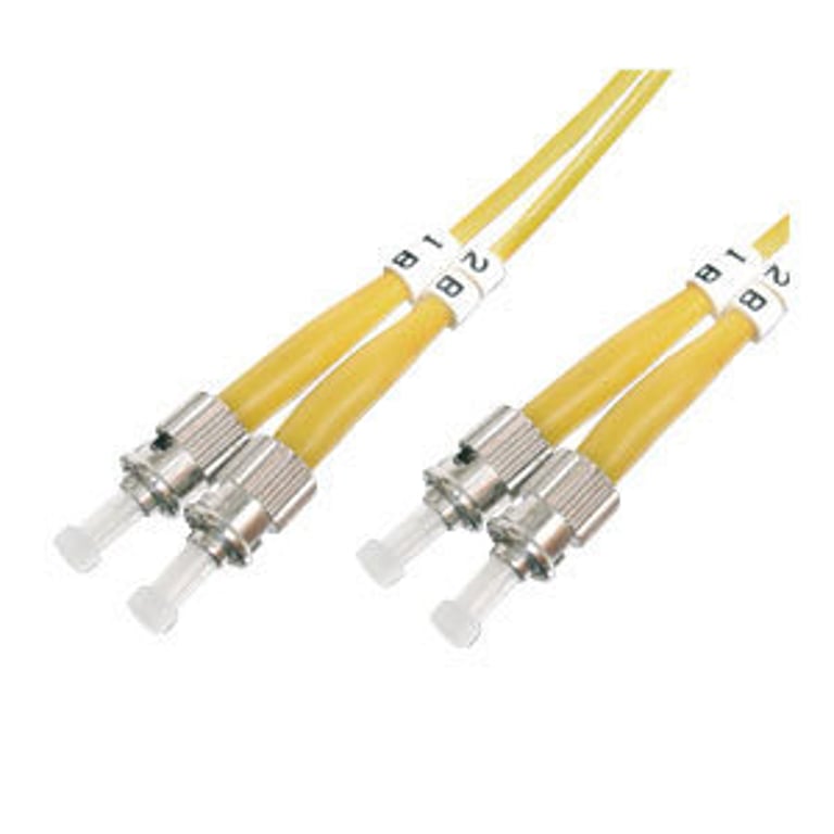 LogiLink 3m, 9/125, ST - ST kabel InfiniBand / światłowodowy Żółty