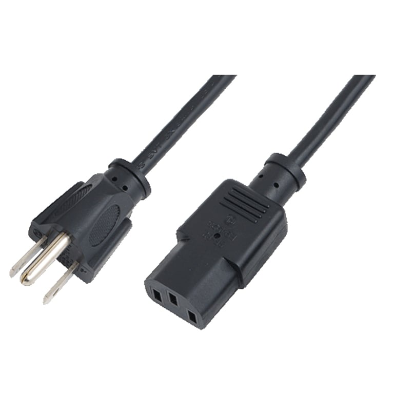 LogiLink NEMA5-15P - IEC 60320-1 (C13), 1.8m Czarny 1,8 m C13 panel