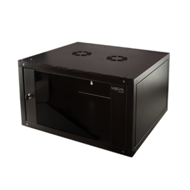 LogiLink W21E66B stojak 21U Szafa wisząca Czarny