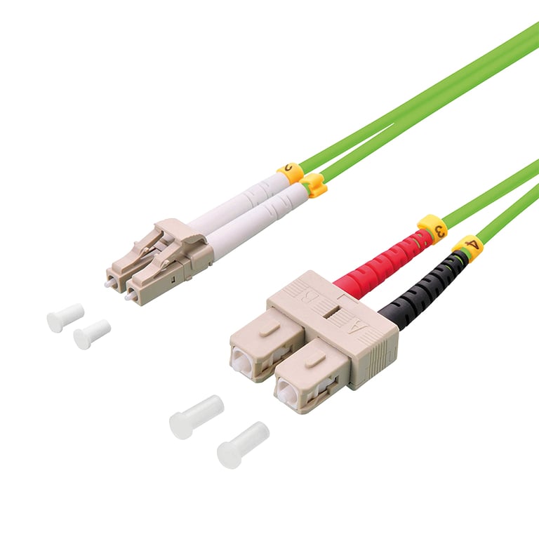 LogiLink FP5LS10 kabel InfiniBand / światłowodowy 10 m LC SC Zielony