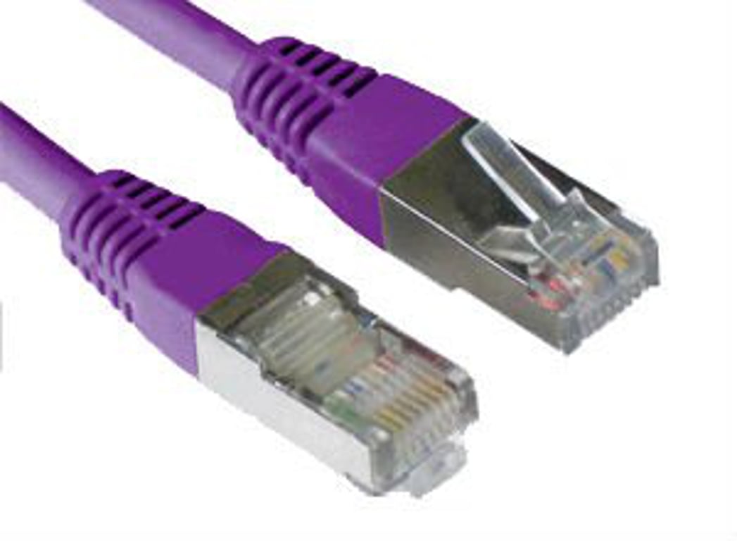 LOGON SSTP Cat6a kabel sieciowy Fioletowy 5 m
