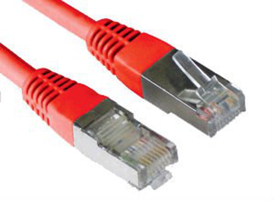 LOGON SSTP Cat6a kabel sieciowy Czerwony 10 m