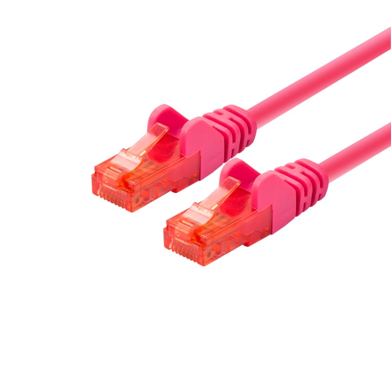 Zdjęcia - Kabel krosowy LOGON TCU66U100M kabel sieciowy Purpurowy 10 m Cat6 U/UTP  (UTP)