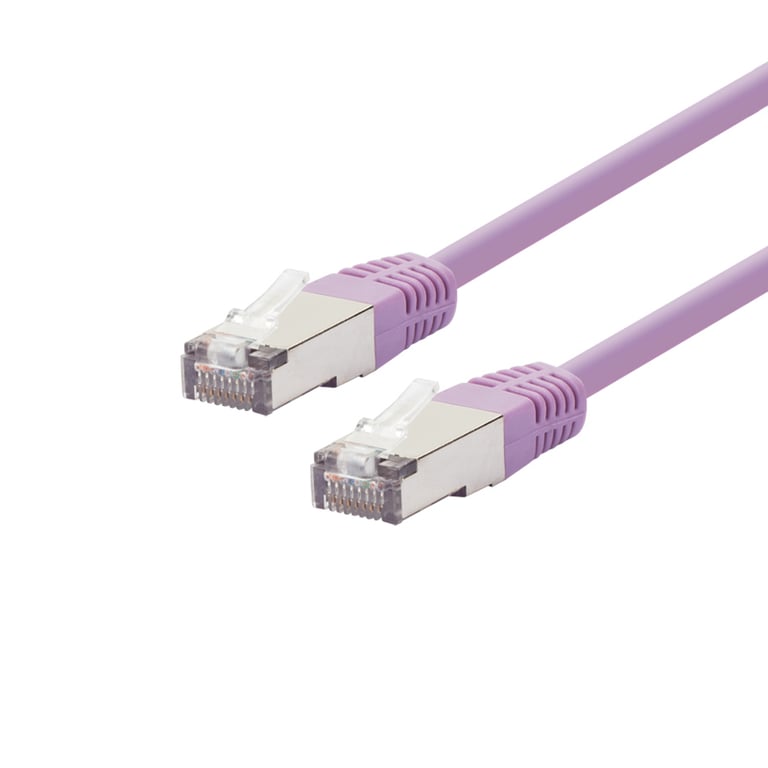 LOGON TCR55SS150V kabel sieciowy Fioletowy 15 m Cat5e SF/UTP (S-FTP)