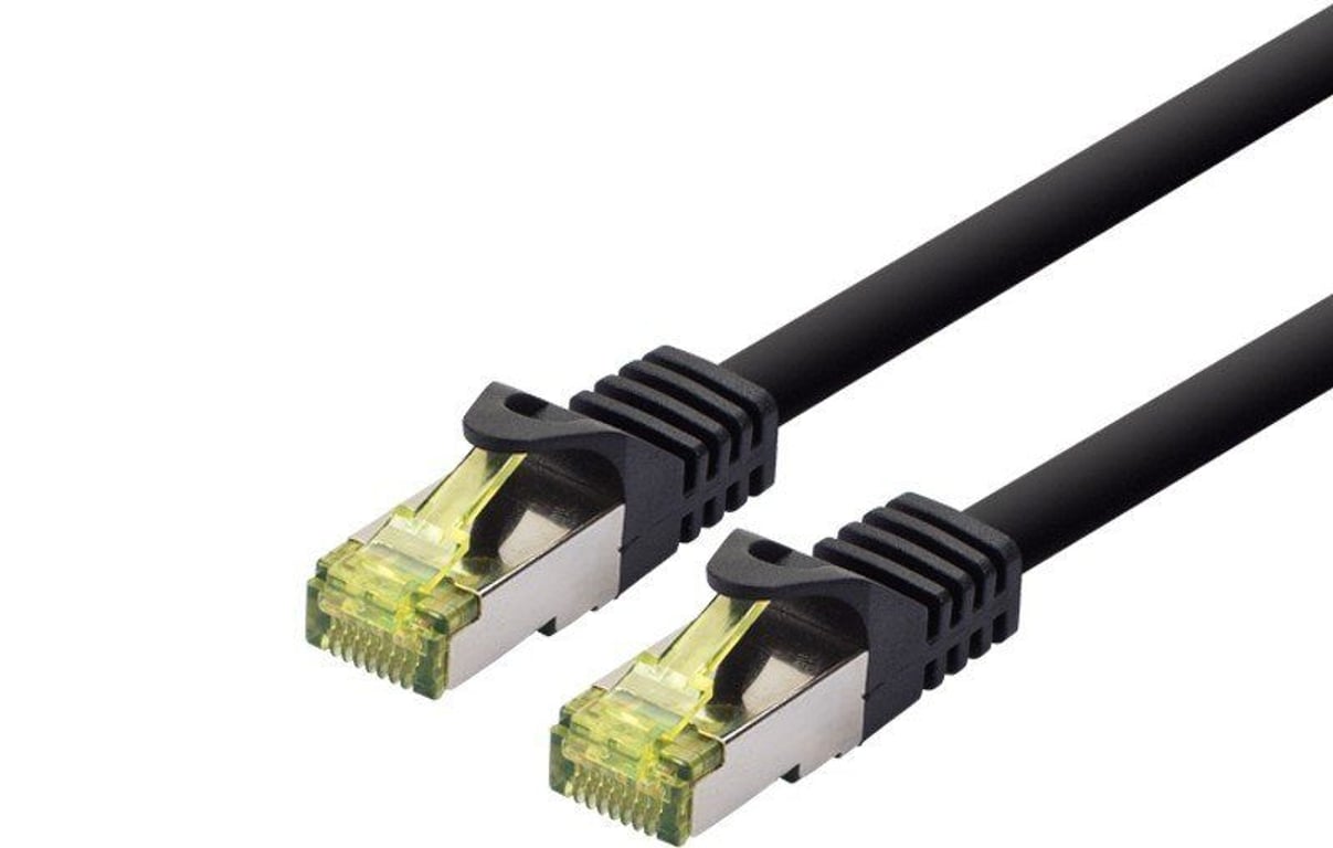 LOGON PROFESSIONAL TCR6ASS150BL kabel sieciowy Czarny 15 m Cat6a S/FTP (S-STP)