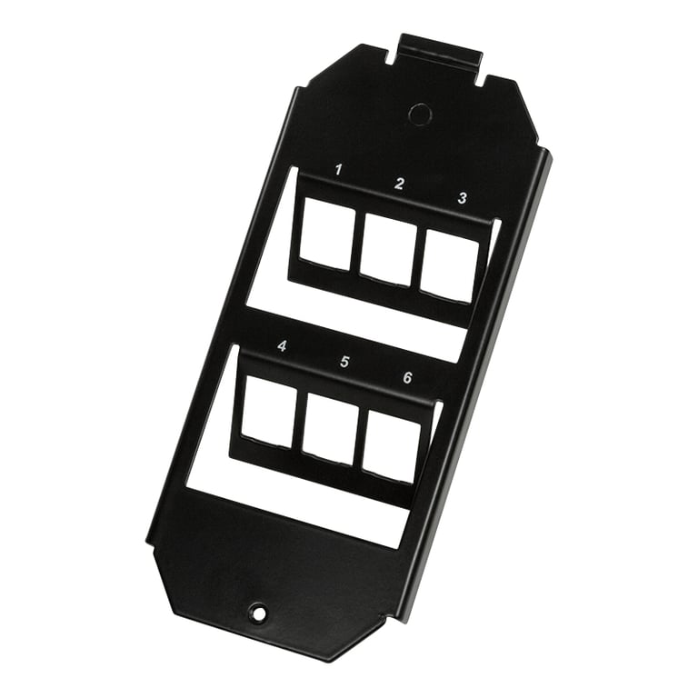 LogiLink NK4060 ramka do gniazd i wyłączników Czarny
