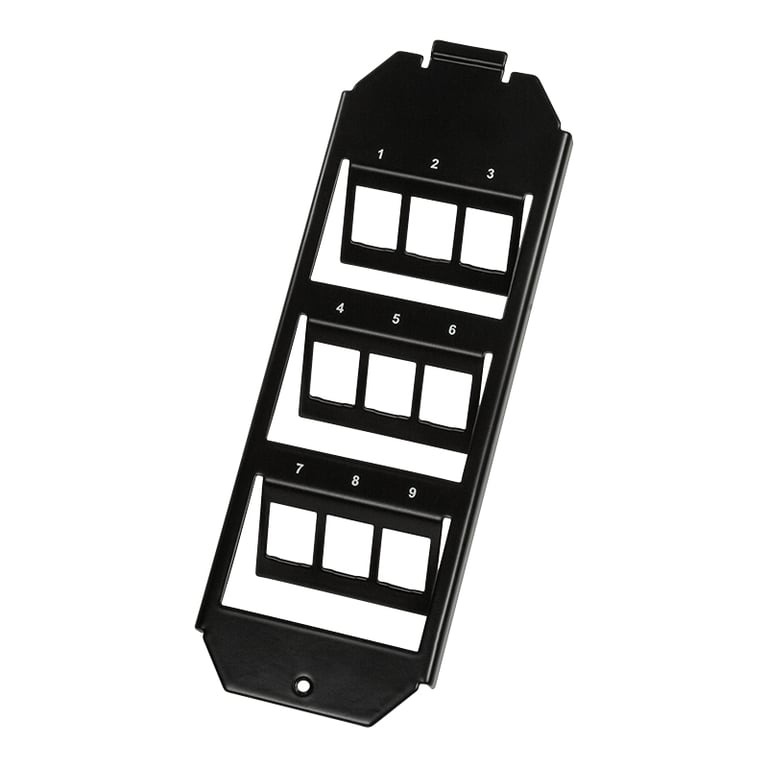 LogiLink NK4061 ramka do gniazd i wyłączników Czarny