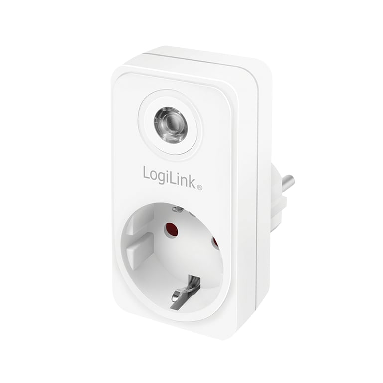 LogiLink PA0263 ochrona przeciwprzepięciowa Biały 1 x gniazdo sieciowe 230 V